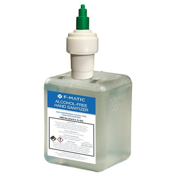 F Matic AlcoholFree Foam Hand Sanitizer 1000 mL Refill, 4PK SP100-HS